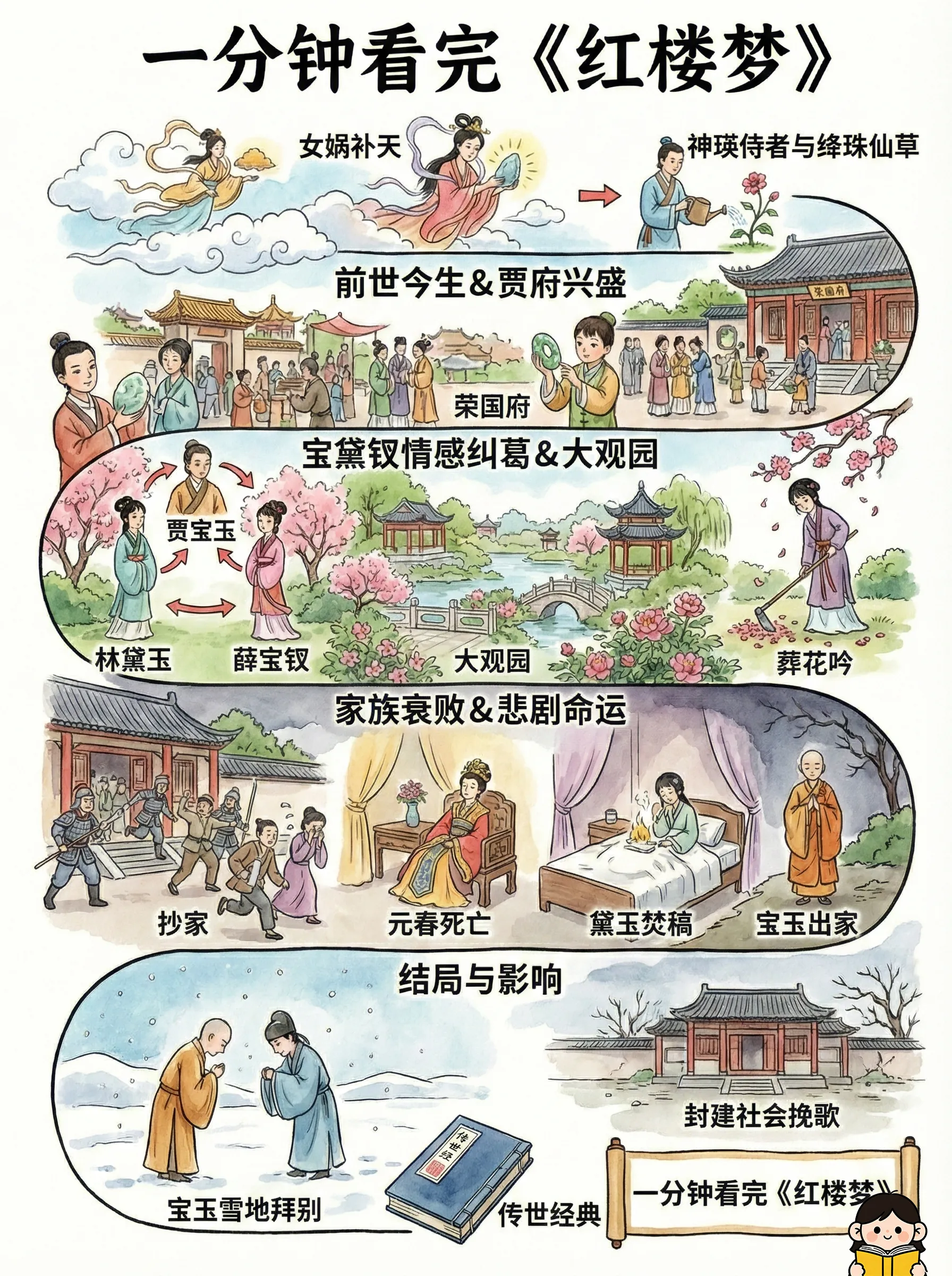 一分钟看完《红楼梦》