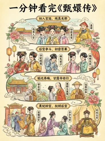 一分钟看完《甄嬛传》-沐光橙香