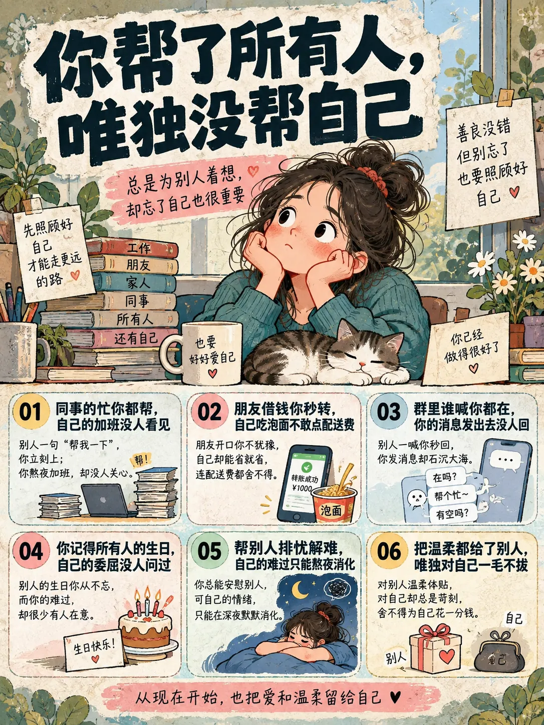 你帮了所有人唯独没帮自己