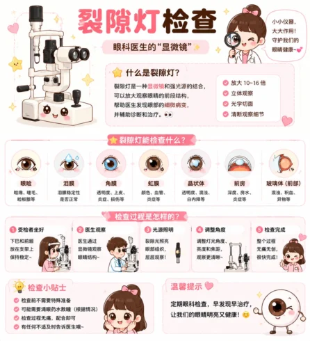 🔍眼科检查必看｜裂隙灯检查到底是在查什么？👀✨-沐光橙香