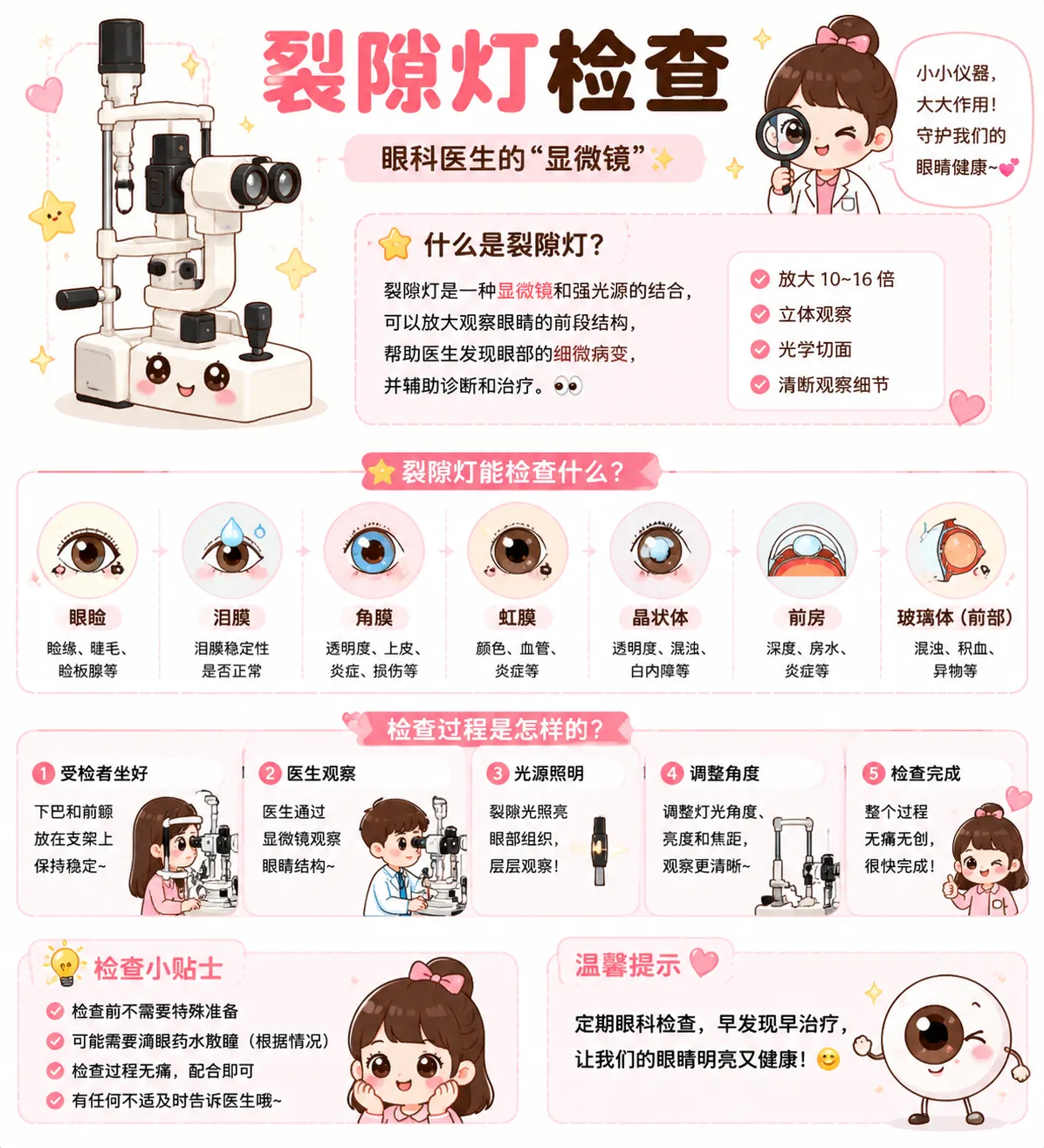 🔍眼科检查必看|裂隙灯检查到底是在查什么?👀✨