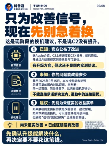 iPhone换新基带，值得为信号换机吗？-沐光橙香