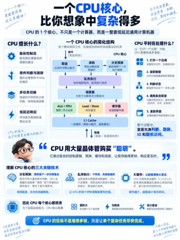 GPU有16384核，为什么CPU才24核？-沐光橙香