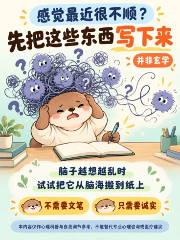 感觉最近很不顺？先把这些写下来-沐光橙香