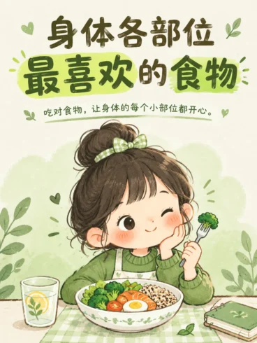 身体各器官最喜欢的食物-沐光橙香