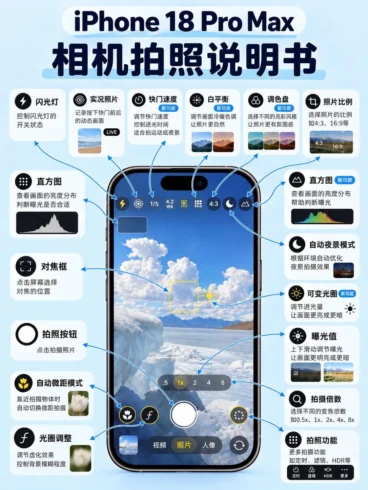 iPhone 18 Pro Max拍照怎么玩一篇讲明白-沐光橙香