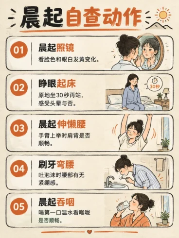 25个身体小动作，读懂健康-沐光橙香