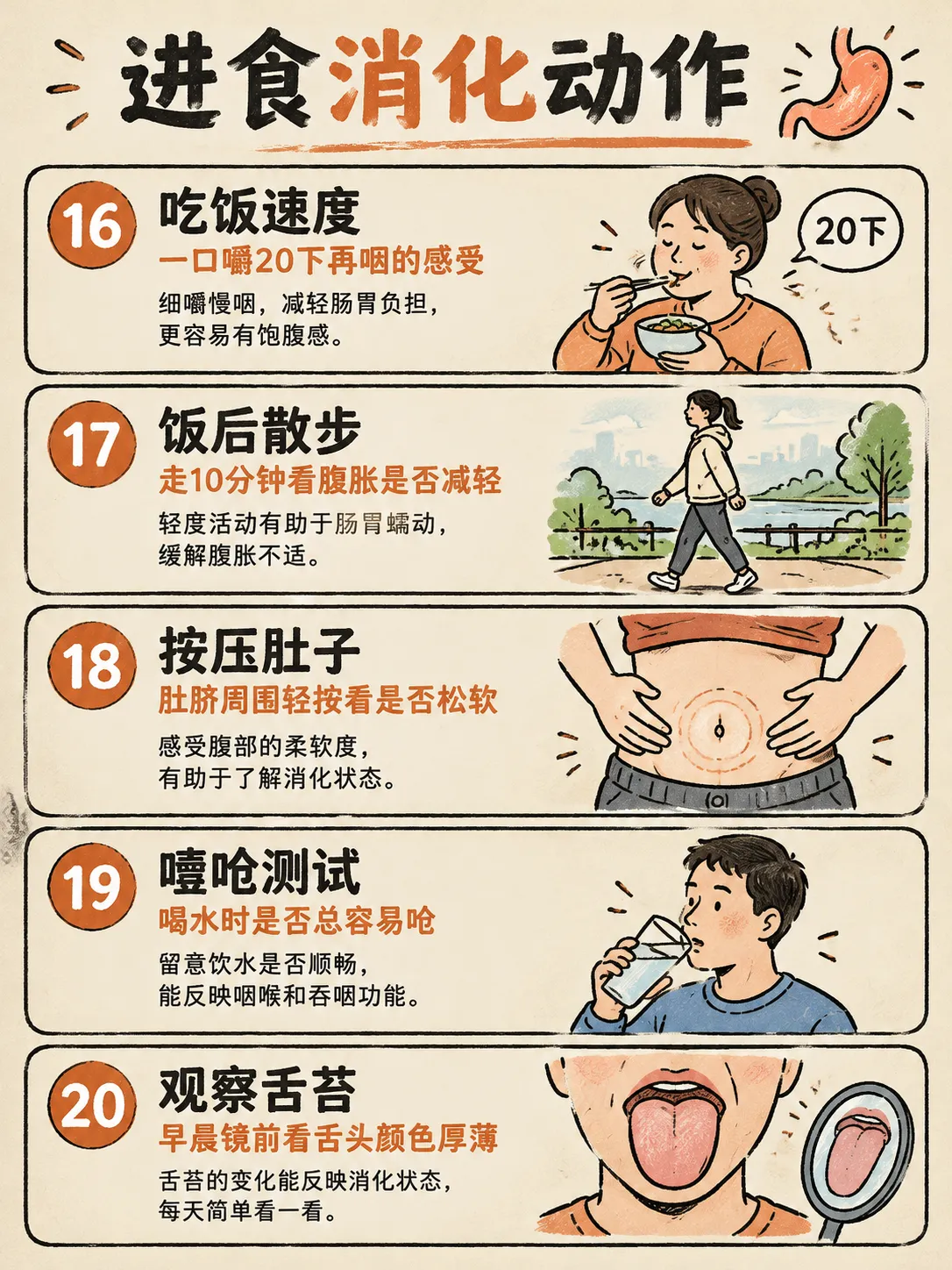 25个身体小动作，读懂健康