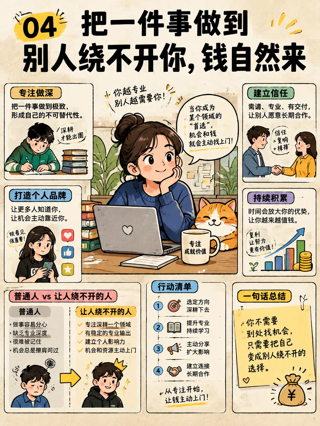 停止追钱！聪明人都是让钱主动上门💰
