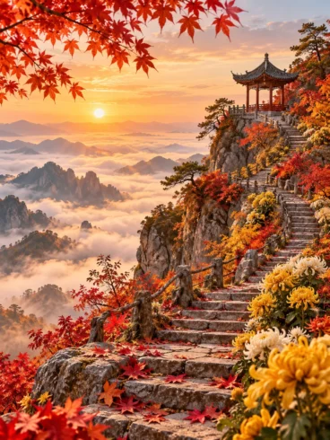 重阳｜去看一看高处的秋天 🍂-沐光橙香