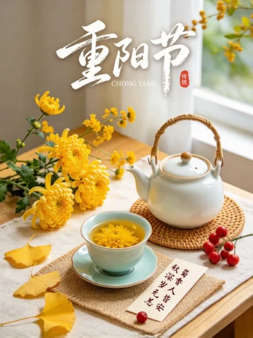 ²⁰²⁶/₁₀.₁₈ 重阳节朋友圈海报文案-沐光橙香