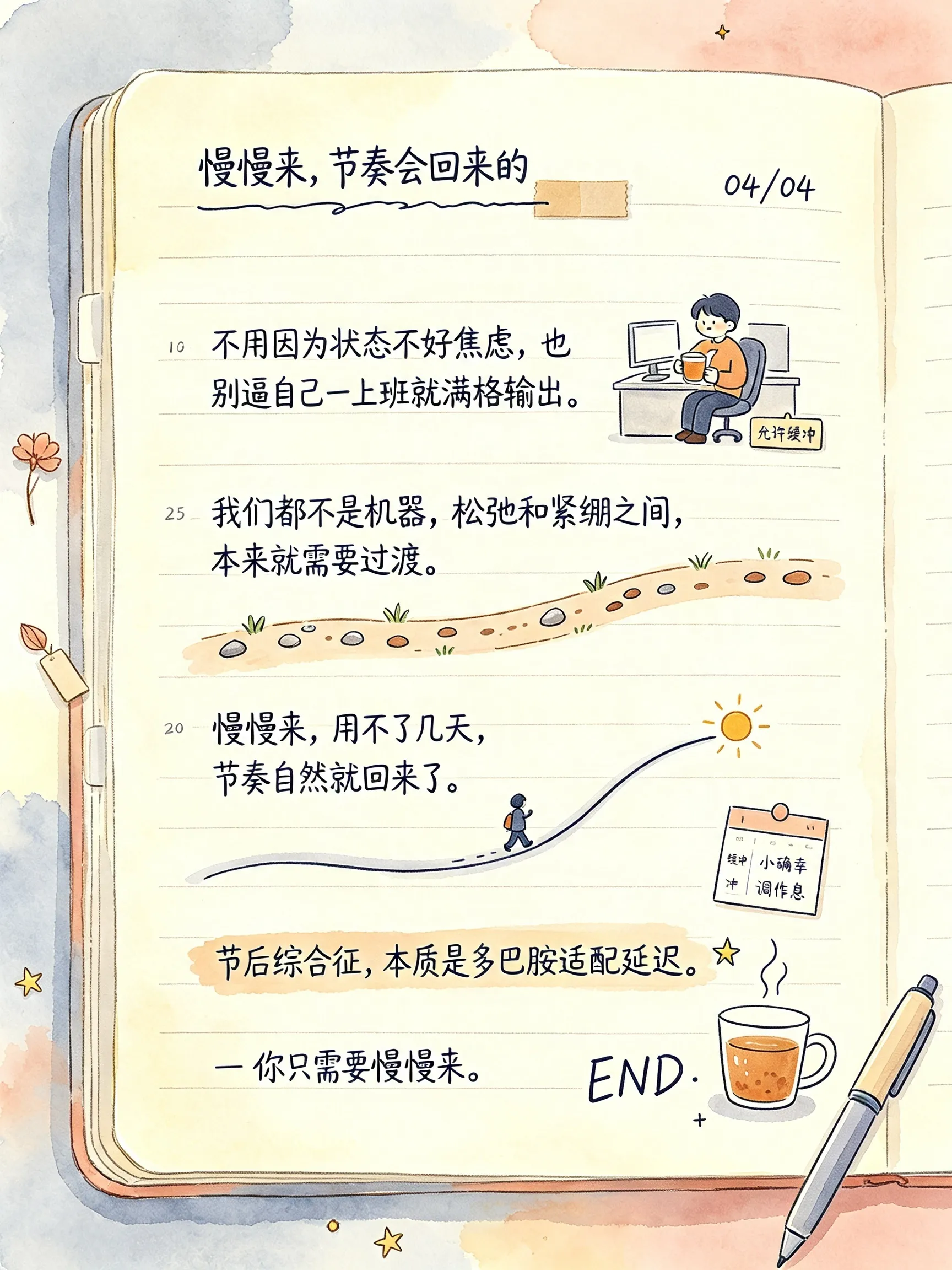 节后综合征,本质是多巴胺适配延迟