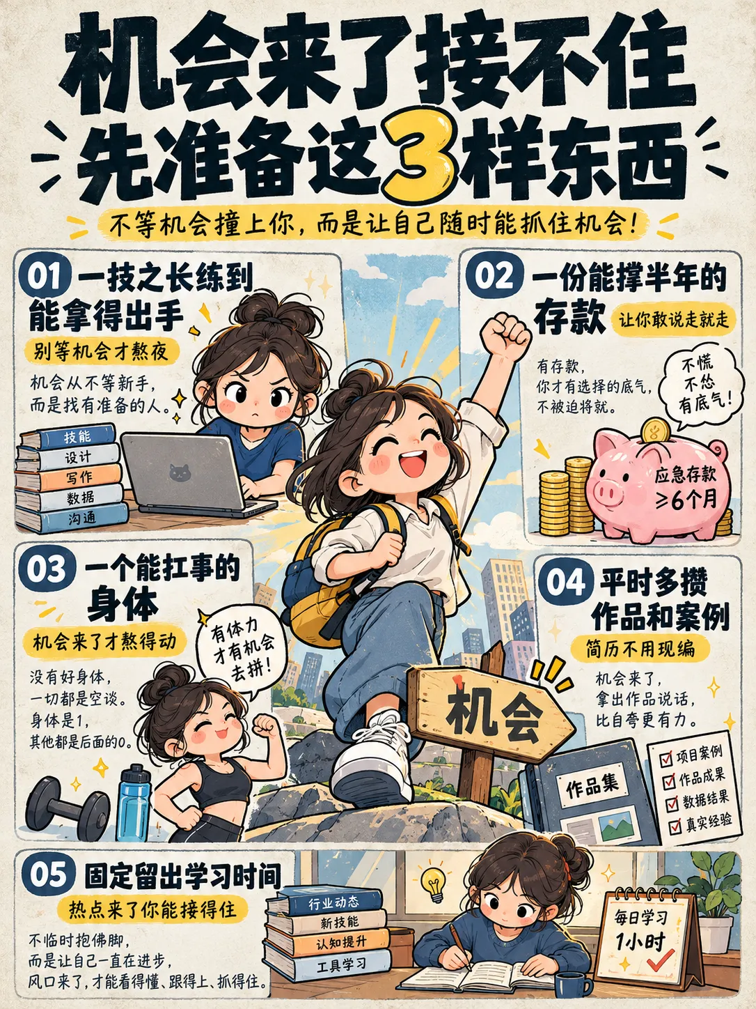 机会来了接不住 ❓❗先准备这几样东西