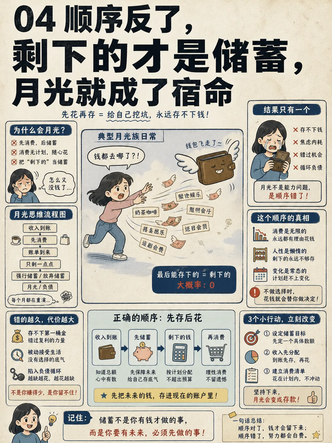 存不下💰不是你懒，是没搞懂这个底层逻辑