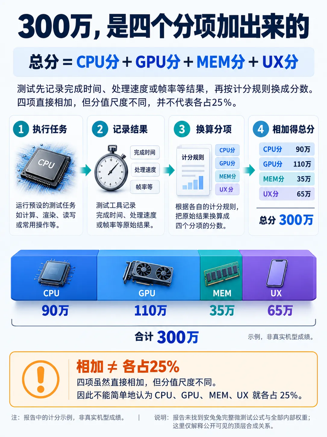 手机跑分300万，比200万快50%吗？