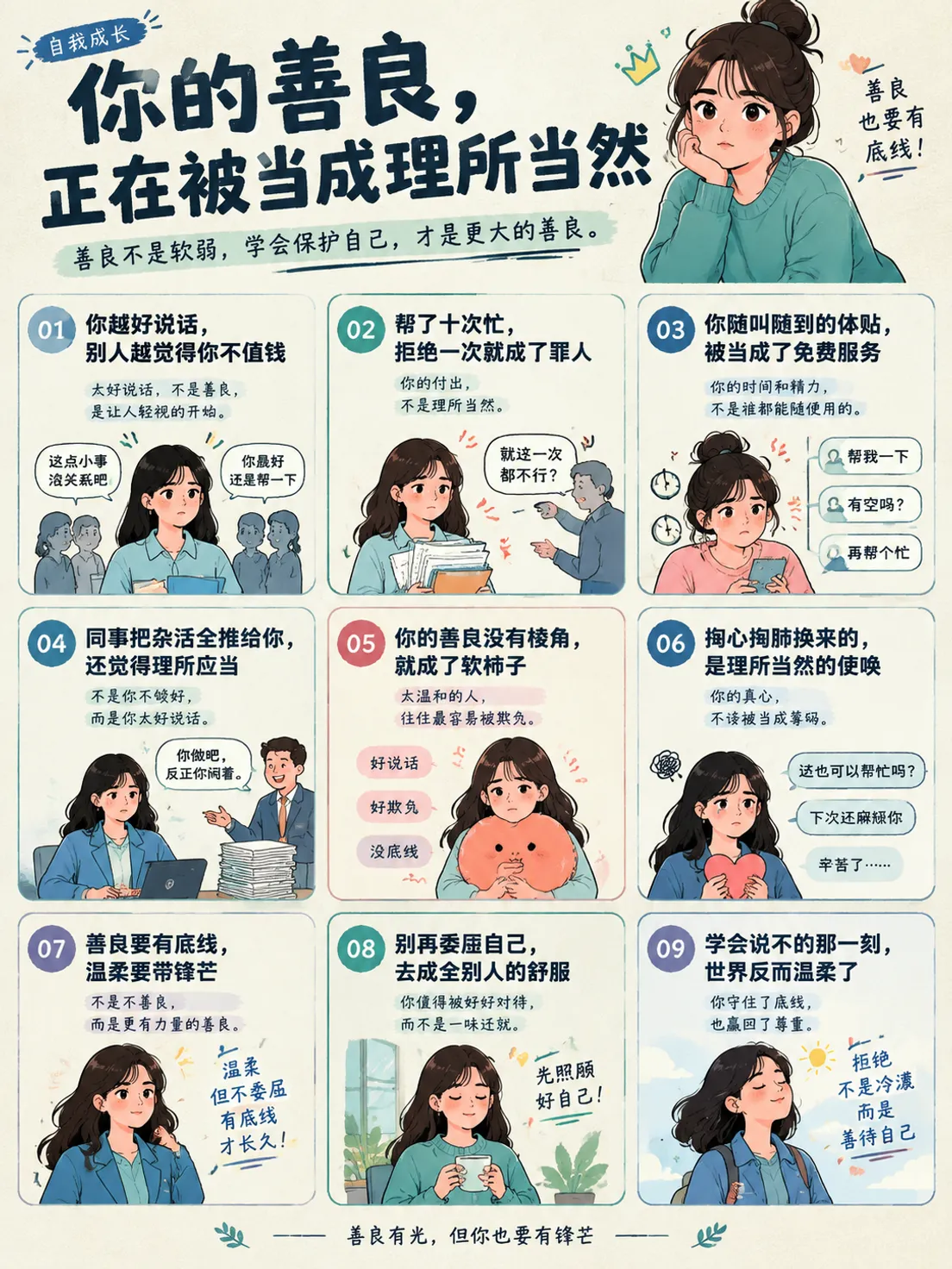你的善良，正在被当成理所当然😔