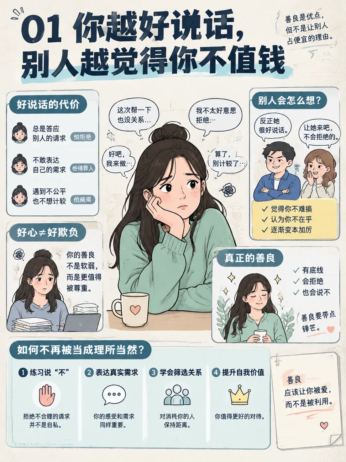 你的善良，正在被当成理所当然😔