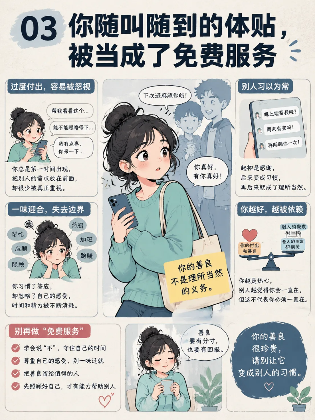 你的善良，正在被当成理所当然😔