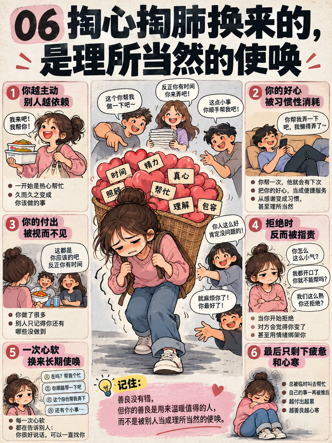 你的善良，正在被当成理所当然😔