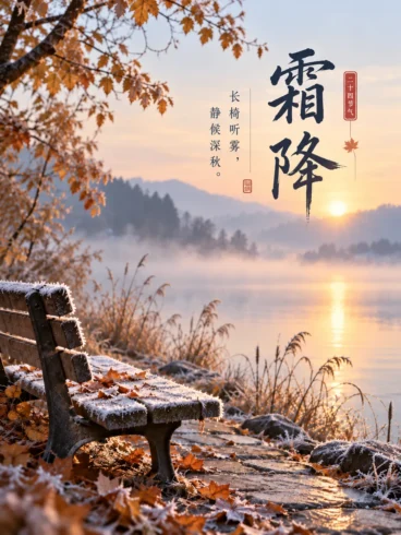霜降🍁请查收秋天寄来的最后一封信-沐光橙香