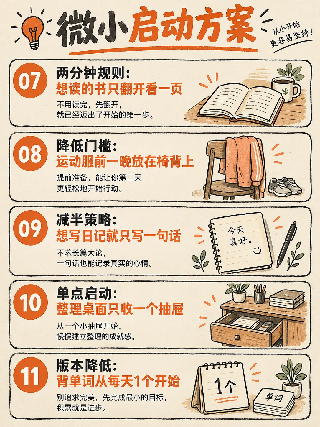 搭建你的微小习惯系统｜成长不靠爆发✨