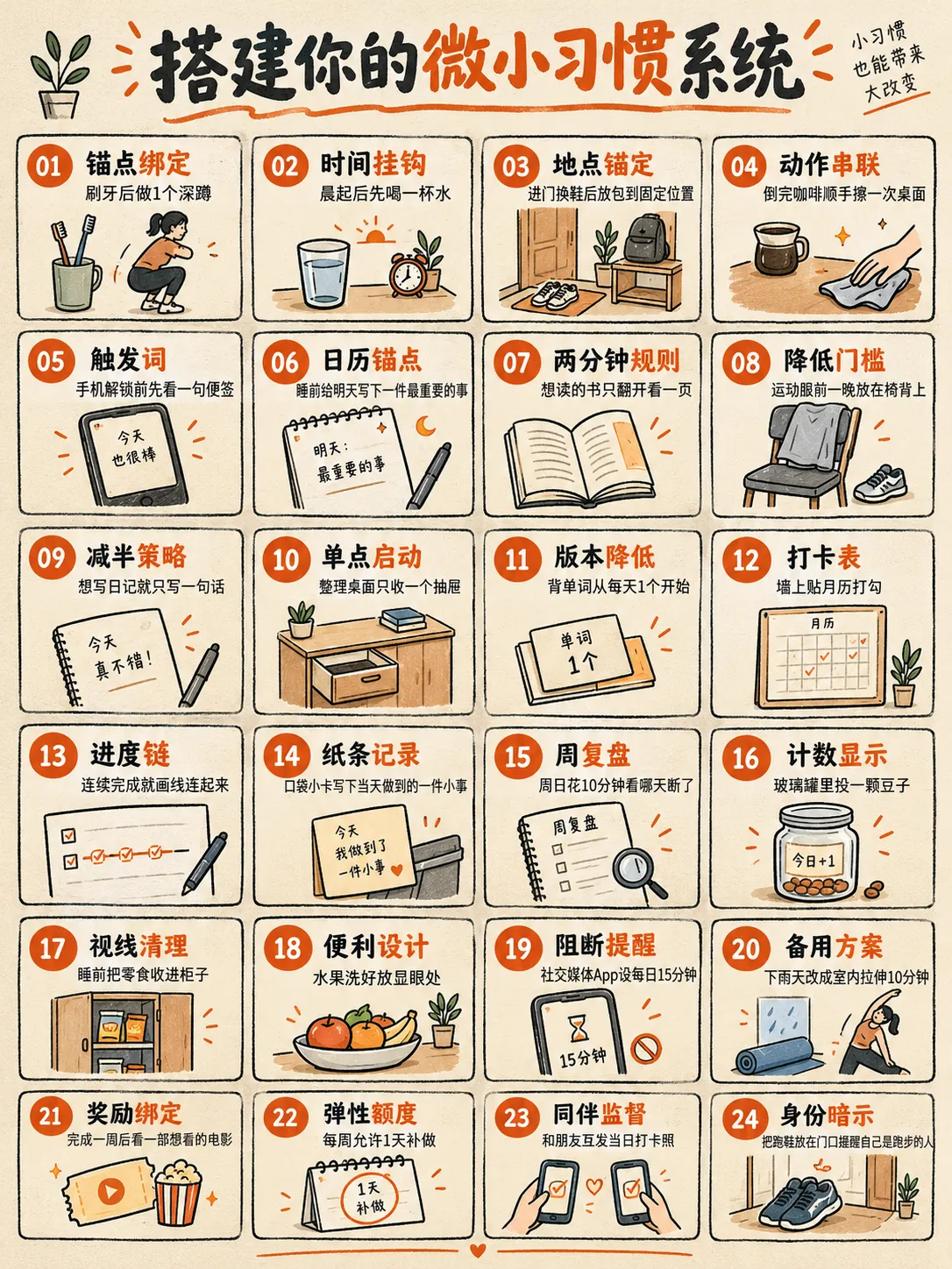 搭建你的微小习惯系统｜成长不靠爆发✨