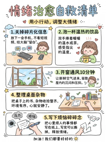向内安顿☁️｜给自己的情绪治愈清单-沐光橙香