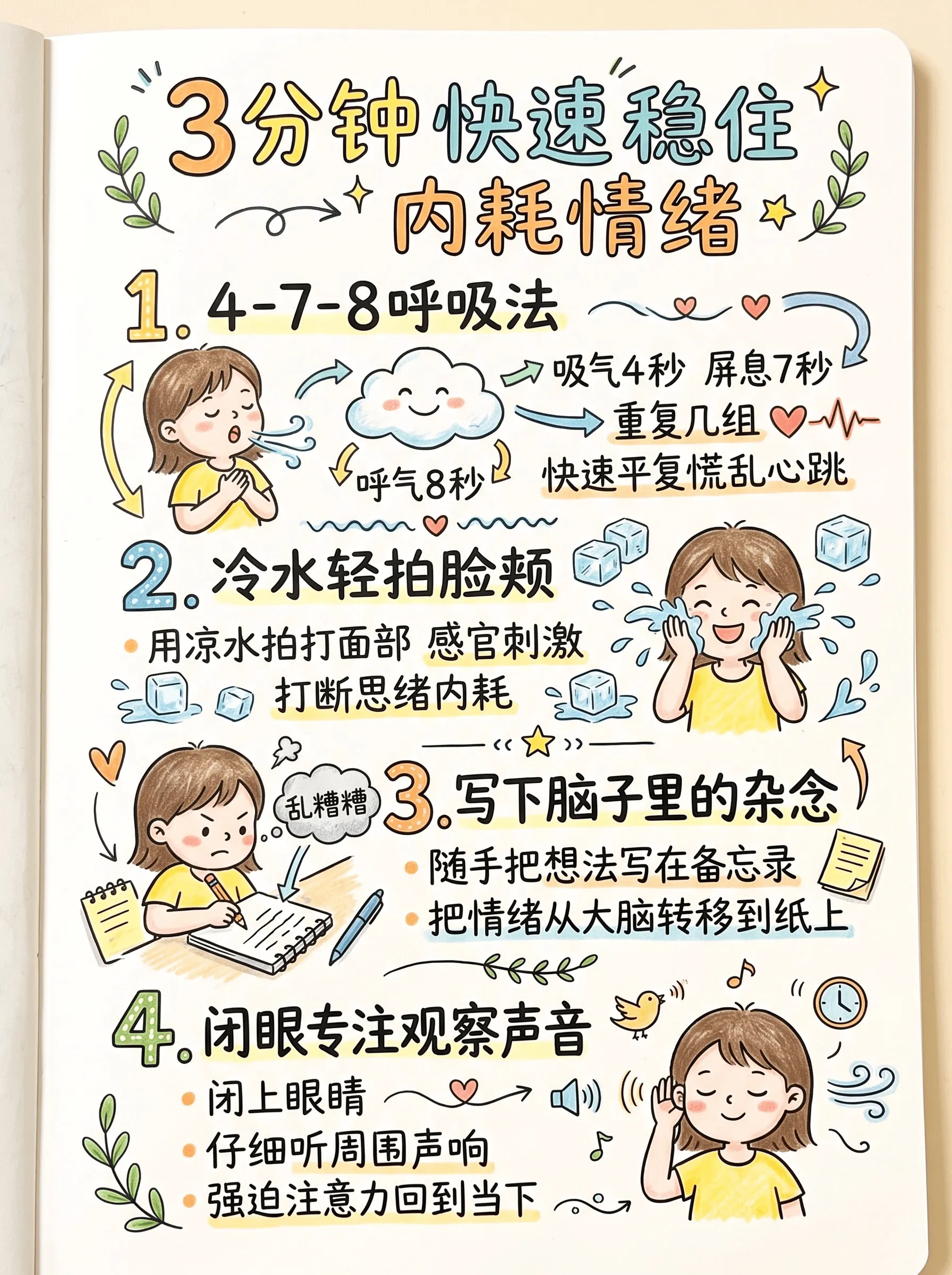 内耗急救法🌱｜3分钟快速稳住情绪