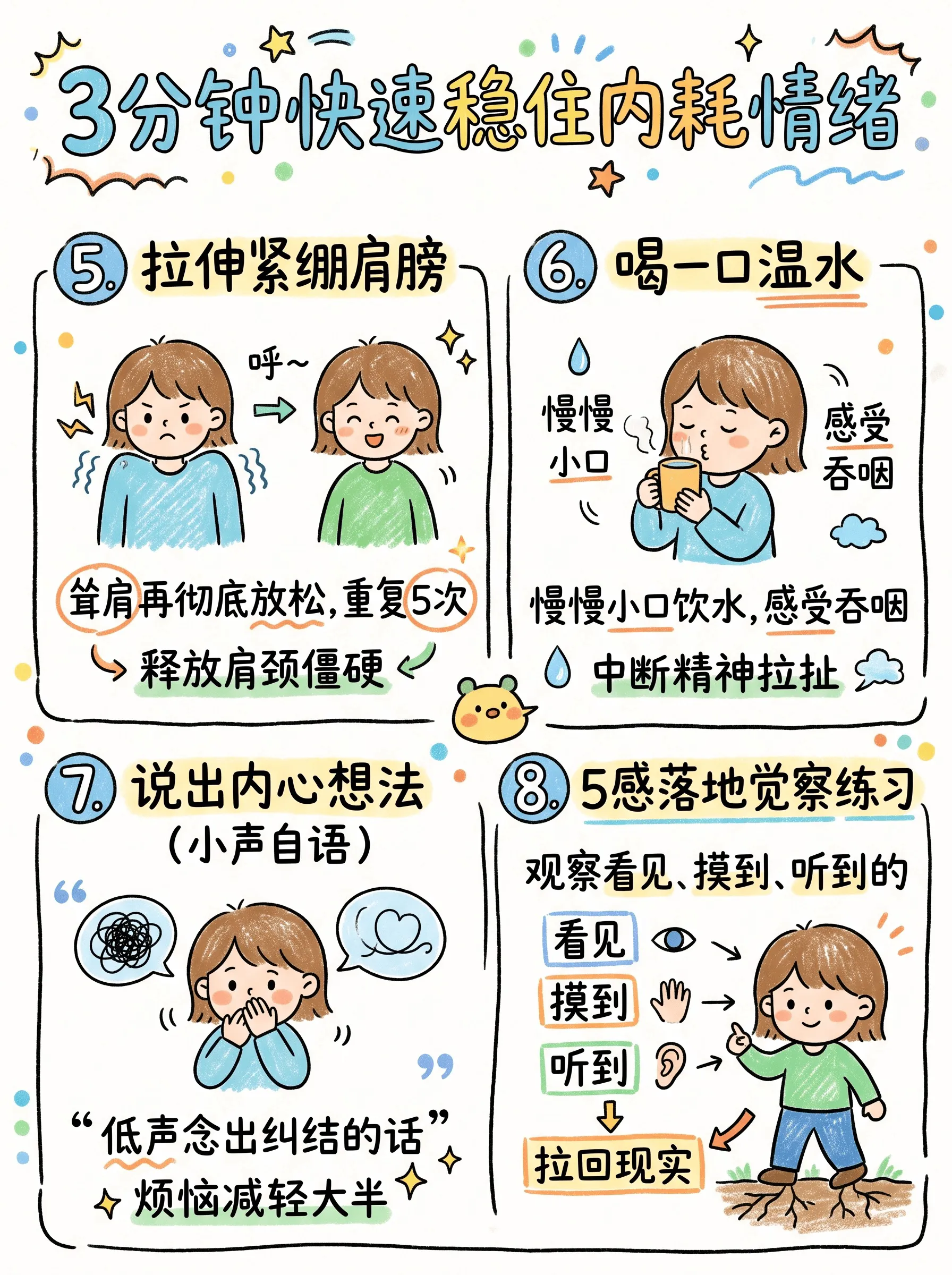 内耗急救法🌱｜3分钟快速稳住情绪