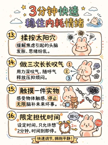 内耗急救法🌱｜3分钟快速稳住情绪-沐光橙香