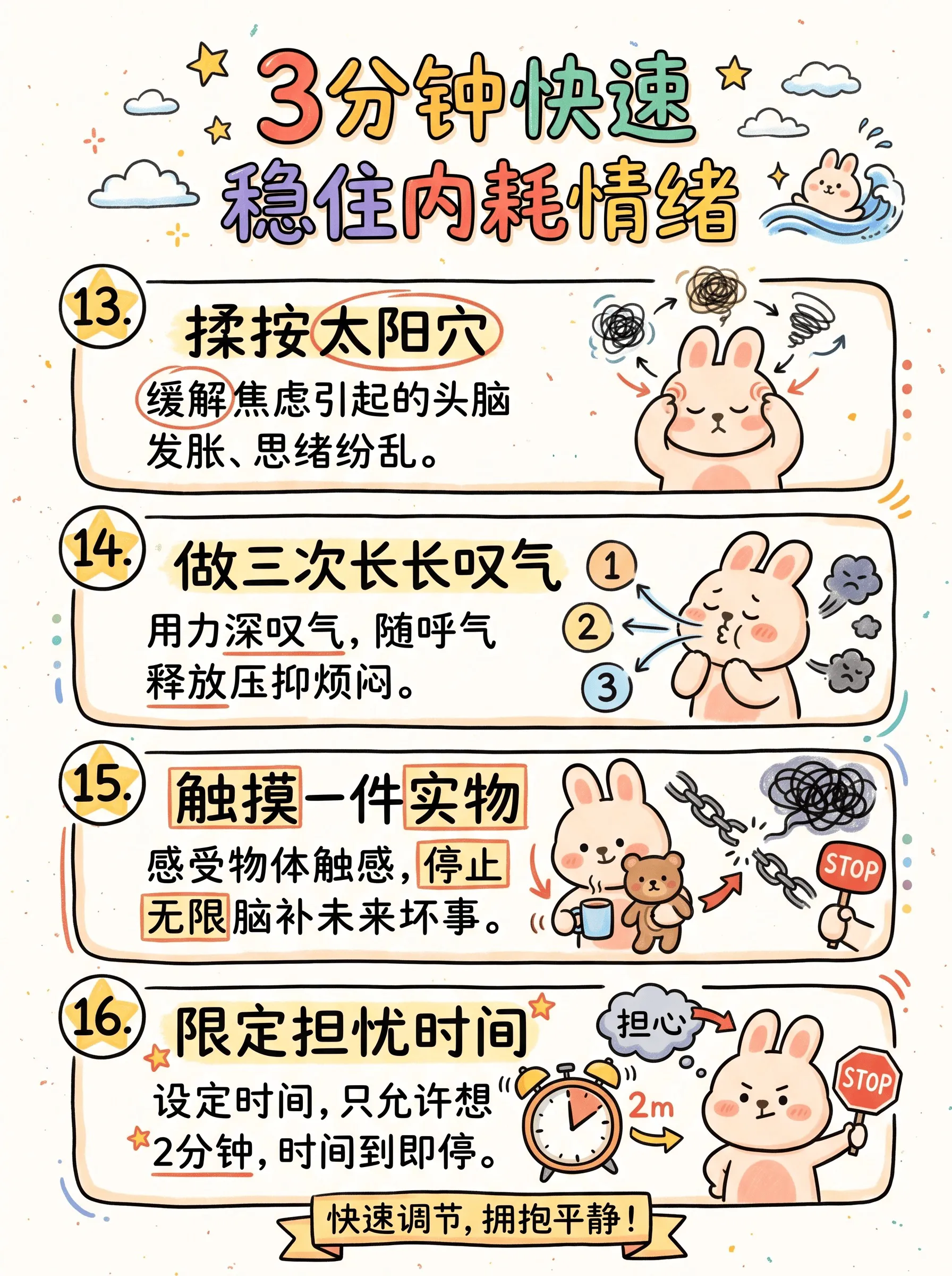 内耗急救法🌱｜3分钟快速稳住情绪