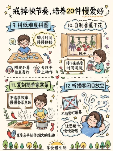 戒掉快节奏｜20件低成本慢爱好-沐光橙香