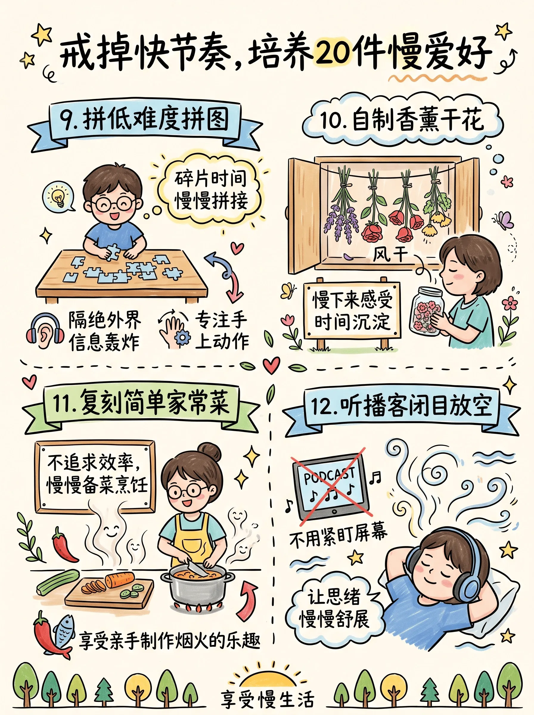 戒掉快节奏|20件低成本慢爱好