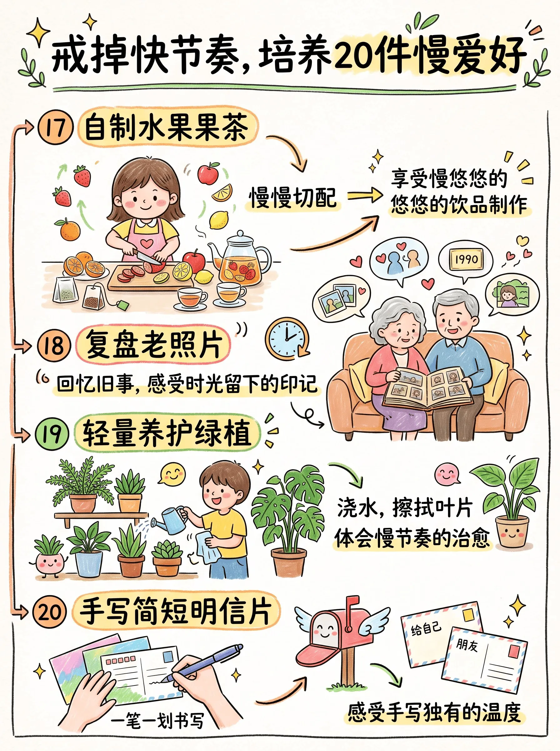 戒掉快节奏|20件低成本慢爱好