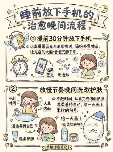 睡前放下手机的治愈晚间流程🕰-沐光橙香