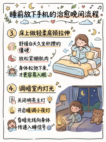 睡前放下手机的治愈晚间流程🕰-沐光橙香