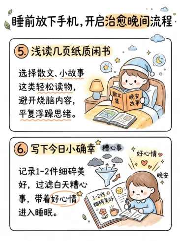 睡前放下手机的治愈晚间流程🕰-沐光橙香