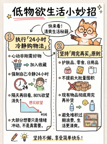 低物欲生活｜越简单，越松弛自在🥥-沐光橙香