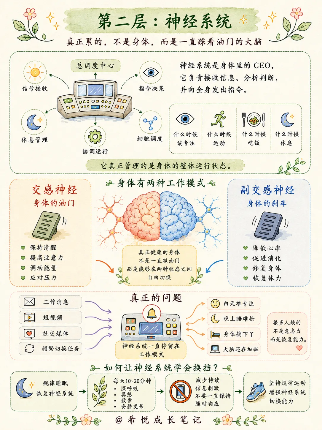 把身体当成一家公司来经营🏢