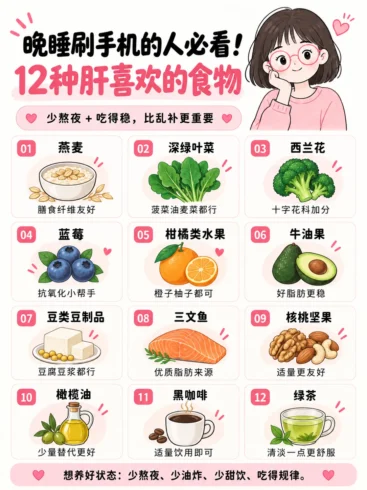 肝不好吃这些食物！！！（收藏版）-沐光橙香