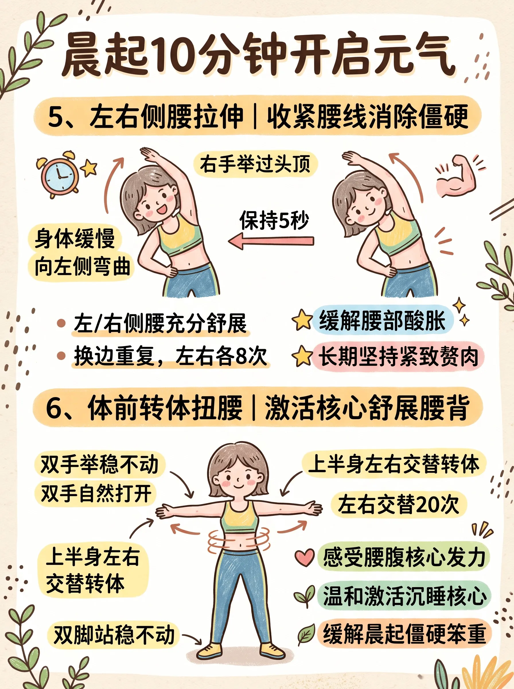 轻运动💚｜晨起10分钟开启元气