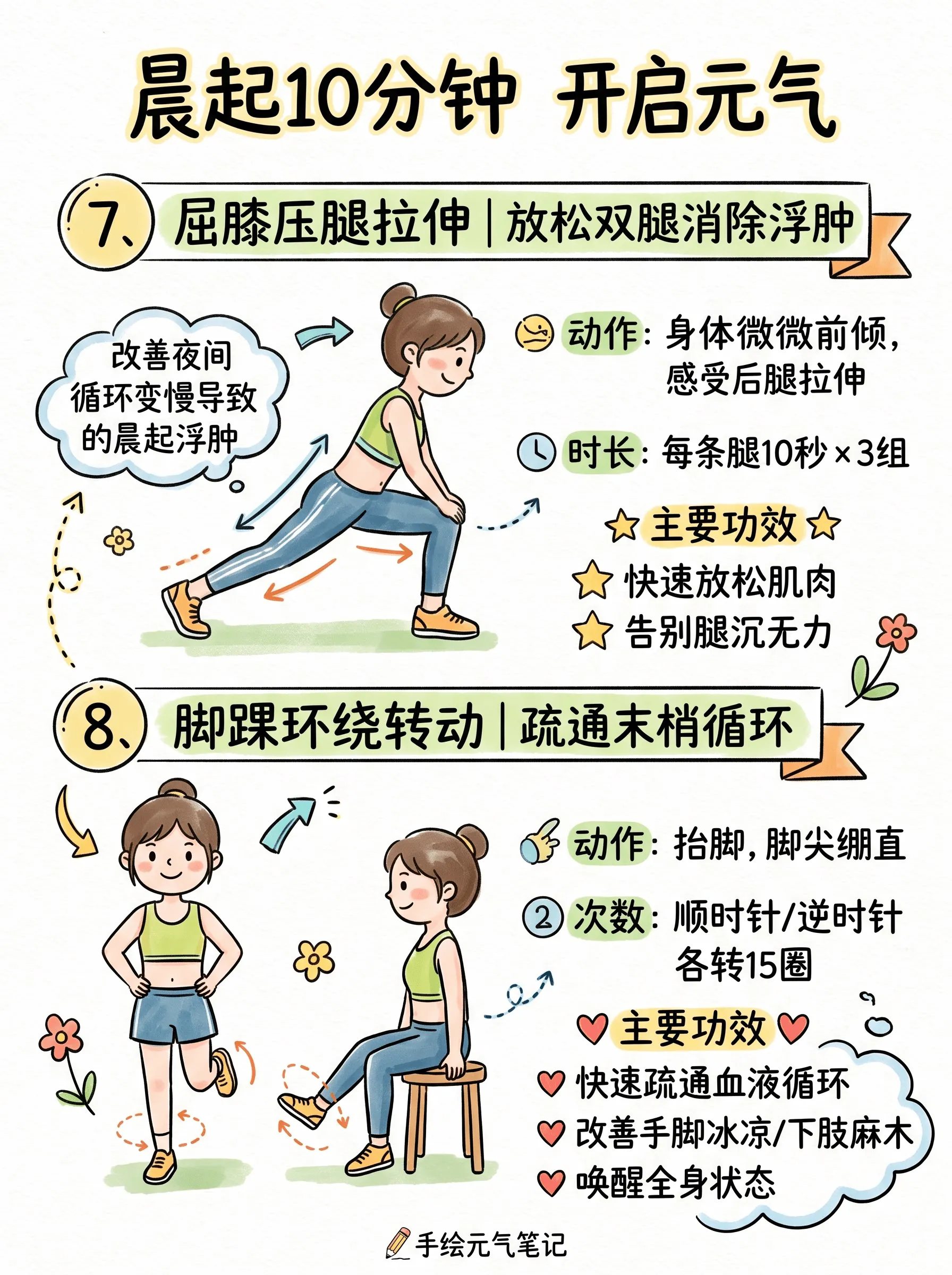 轻运动💚｜晨起10分钟开启元气