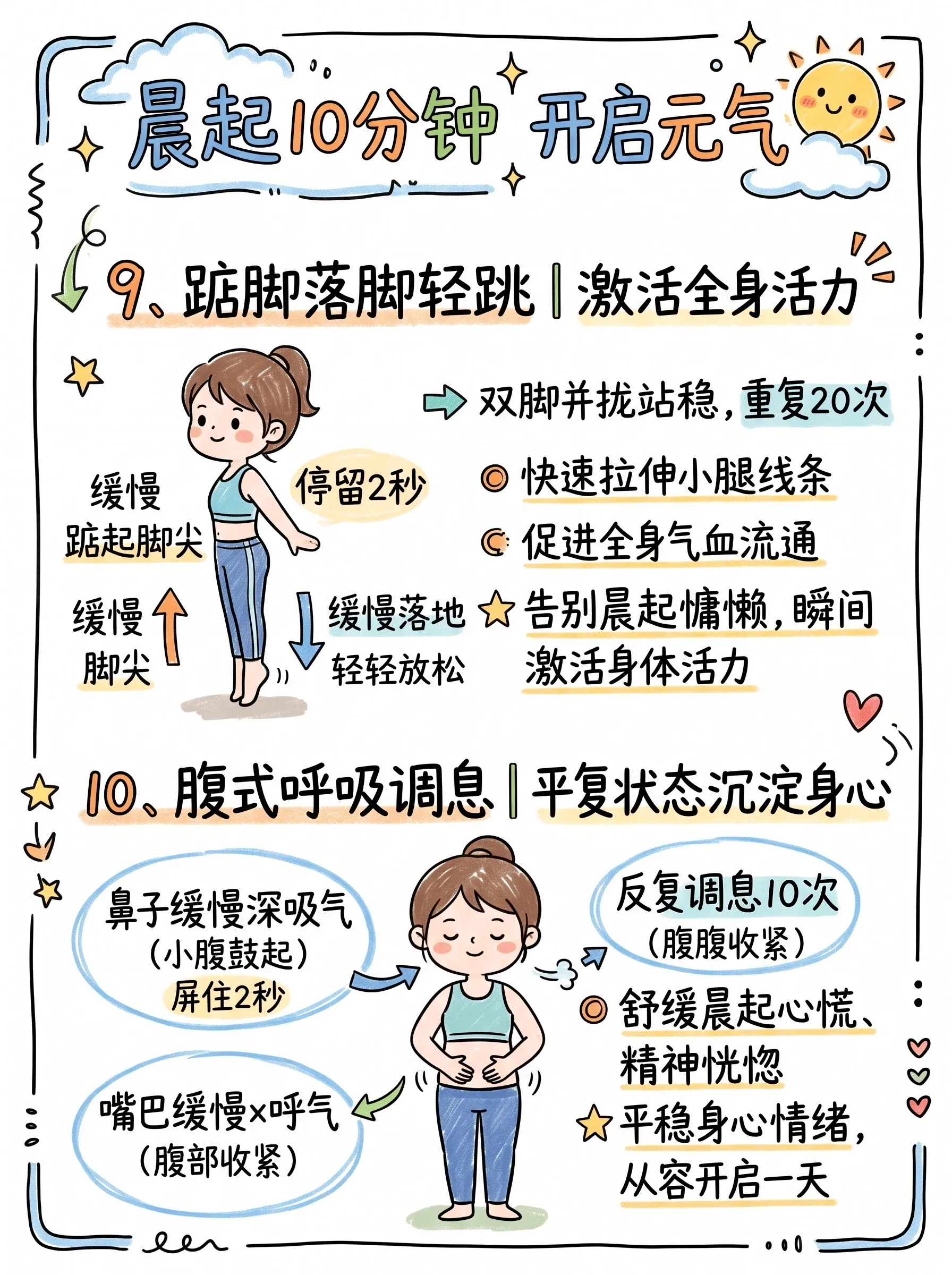 轻运动💚｜晨起10分钟开启元气