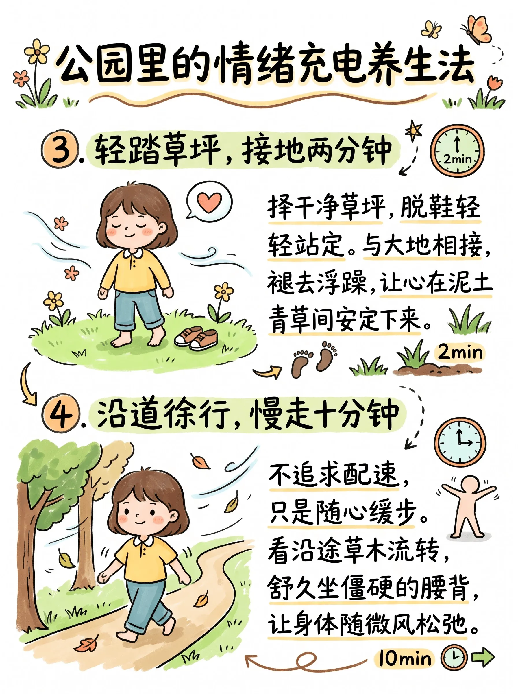 20分钟公园效应🌳｜情绪充电养生法