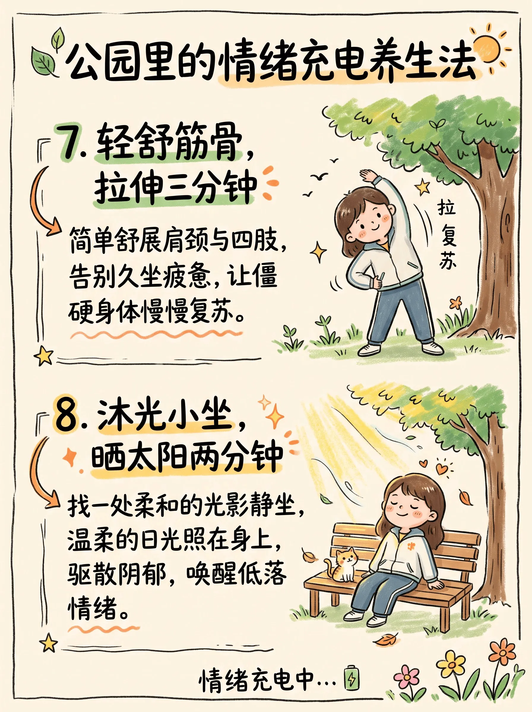 20分钟公园效应🌳｜情绪充电养生法