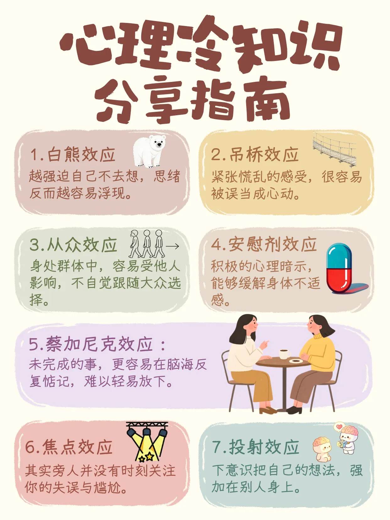 99%的人不知道的心理冷知识✨