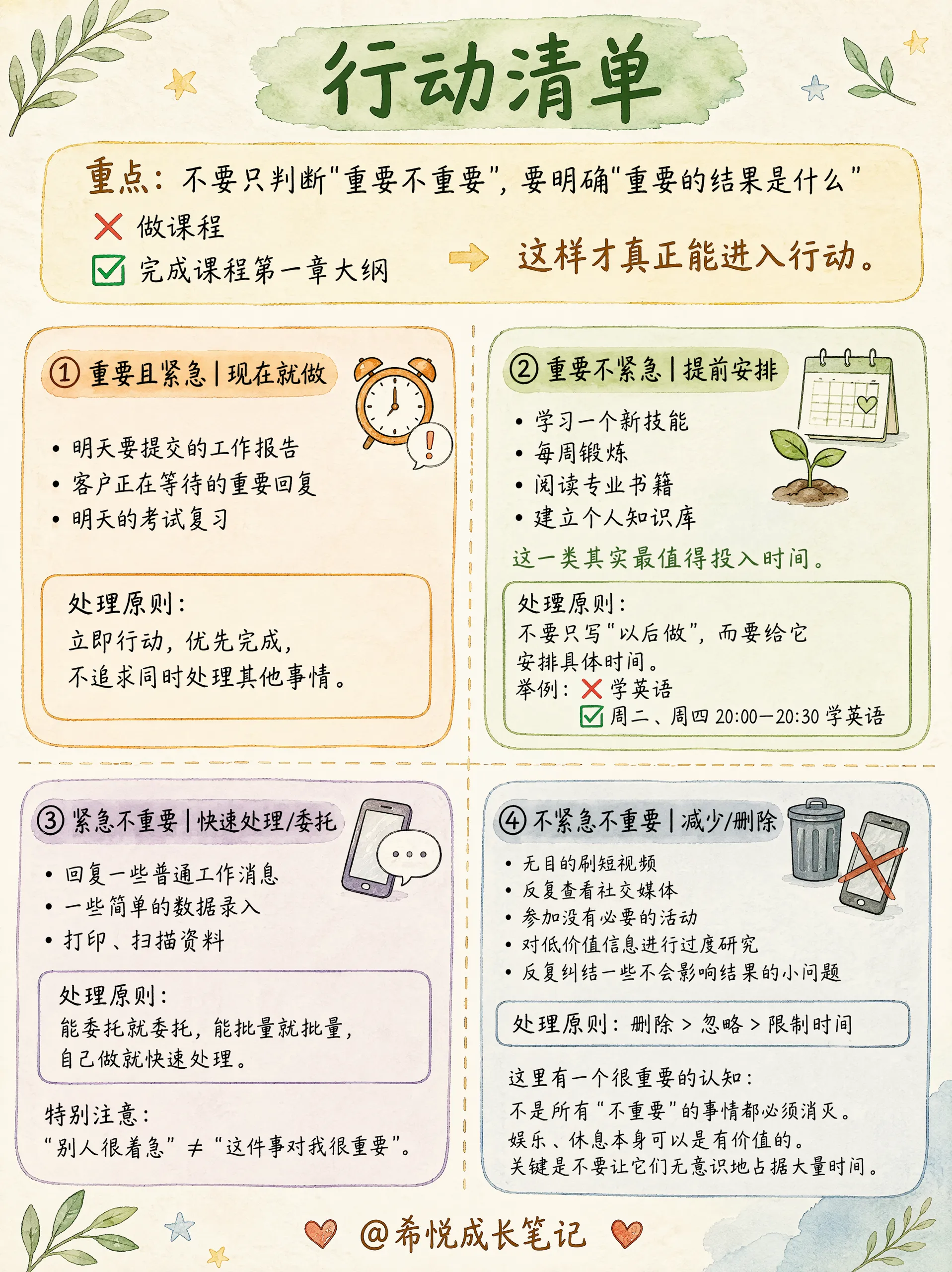 让大脑清晰,增强执行力的3️⃣种清单管理法