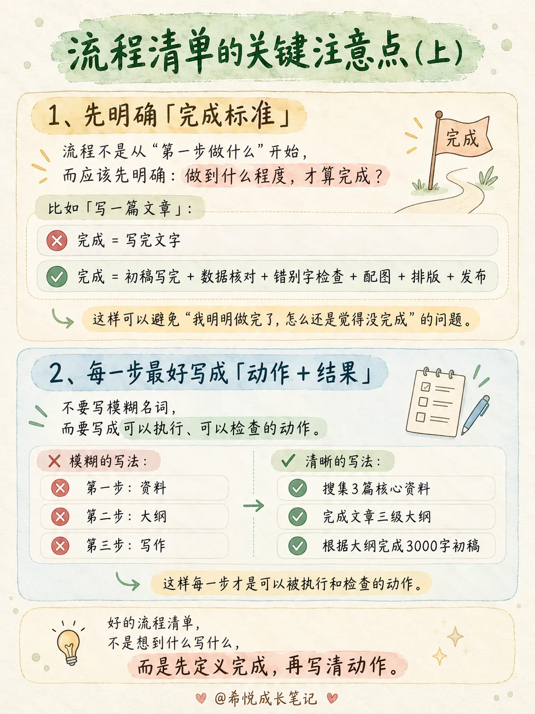 让大脑清晰,增强执行力的3️⃣种清单管理法