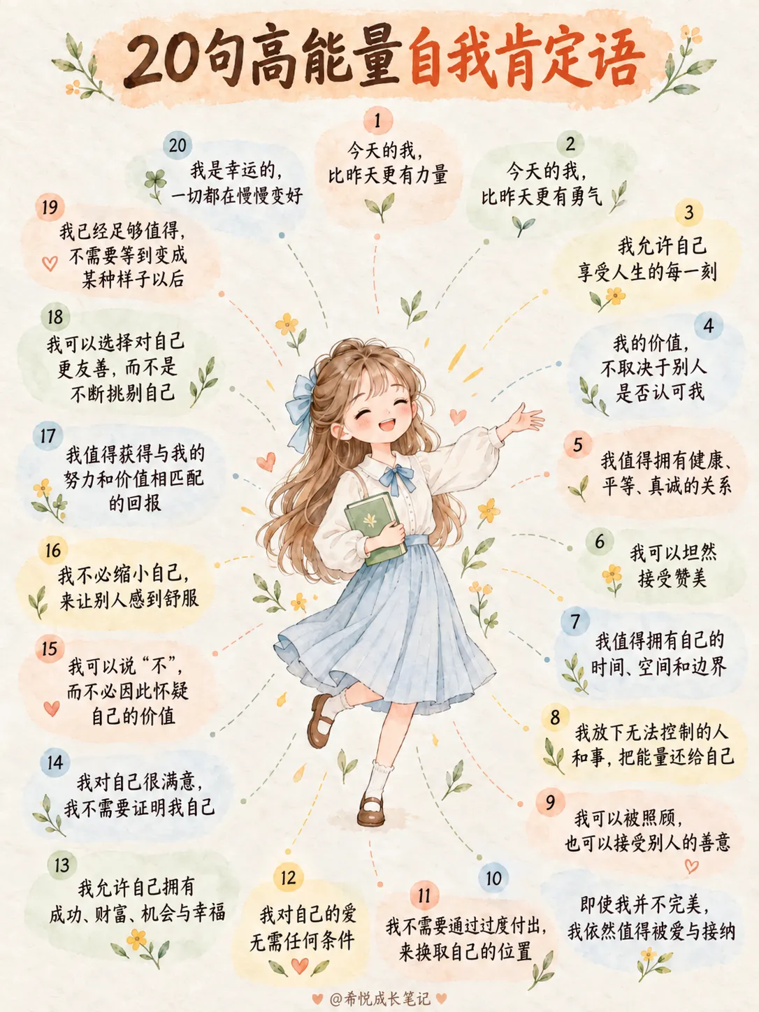 ✨低能量时,念一遍充满自信和能量