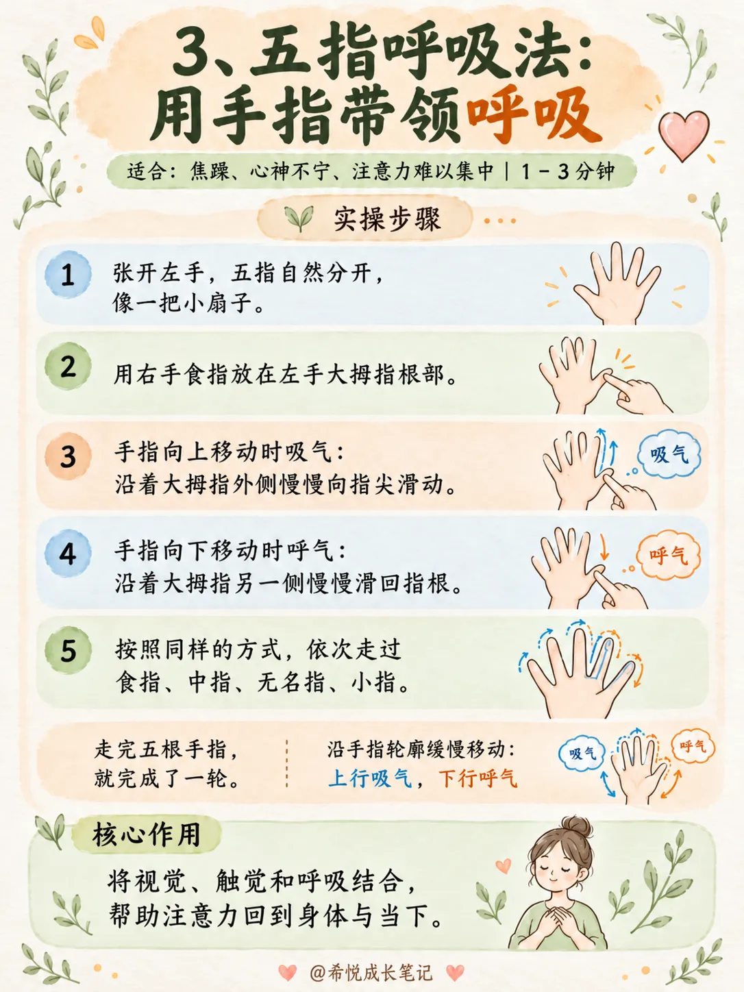 10个自我疗愈小练习，做情绪稳定的大人